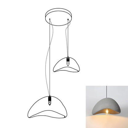 Eggshell Combination Ceiling Fixture Chandelier