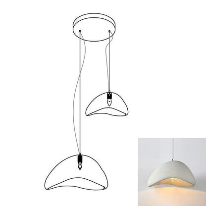 Eggshell Combination Ceiling Fixture Chandelier