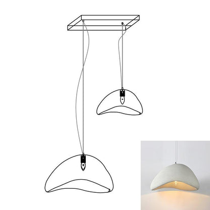 Eggshell Combination Ceiling Fixture Chandelier