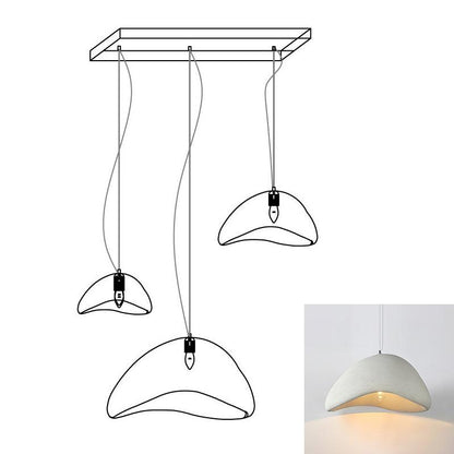 Eggshell Combination Ceiling Fixture Chandelier