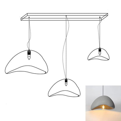Eggshell Combination Ceiling Fixture Chandelier