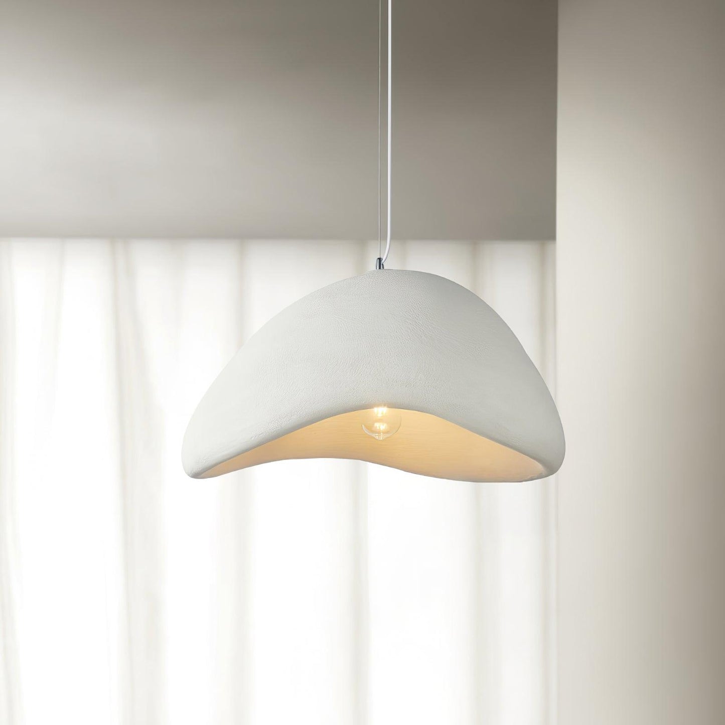 Eggshell Combination Ceiling Fixture Chandelier