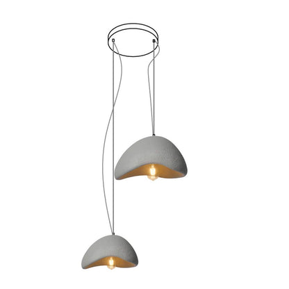 Eggshell Combination Ceiling Fixture Chandelier