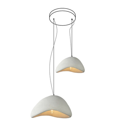 Eggshell Combination Ceiling Fixture Chandelier