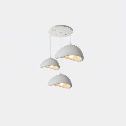 Eggshell Combination Ceiling Fixture Chandelier