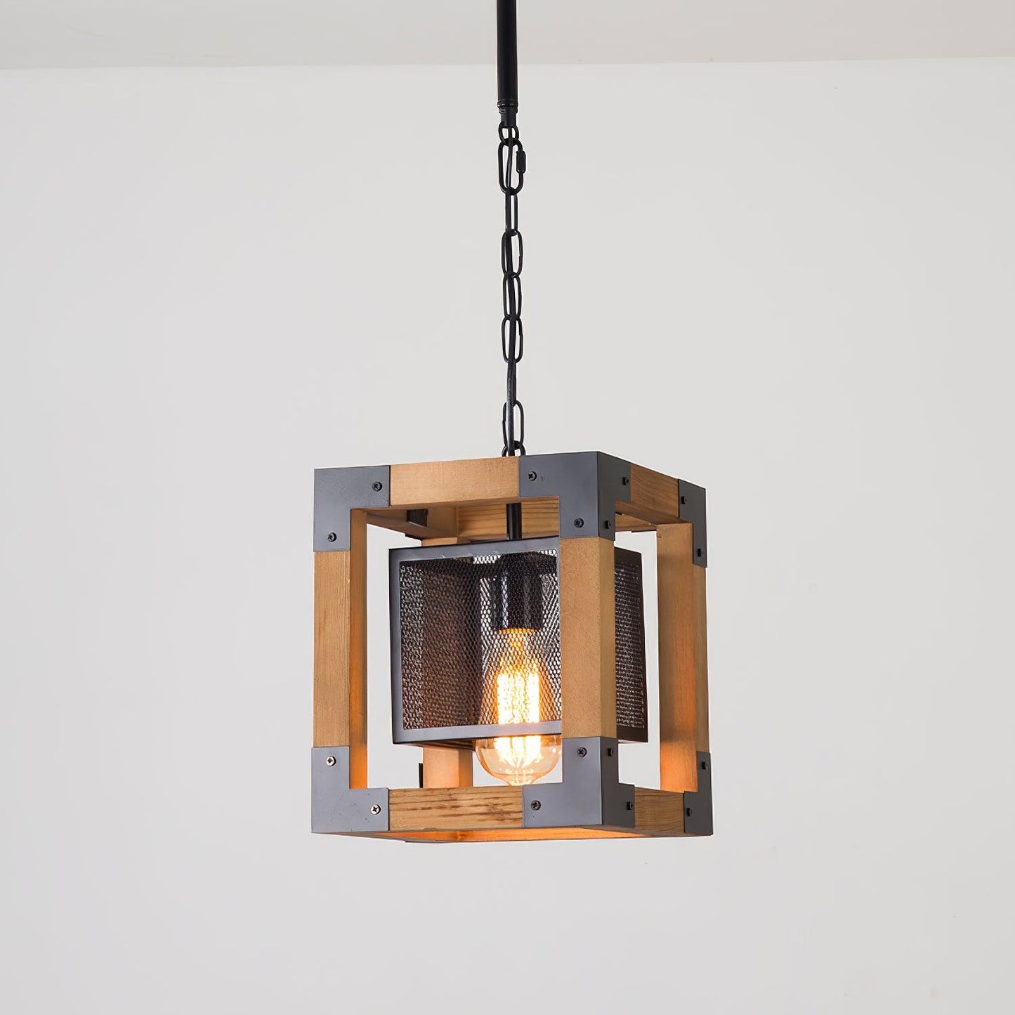 American Rectangular Retro Chandelier