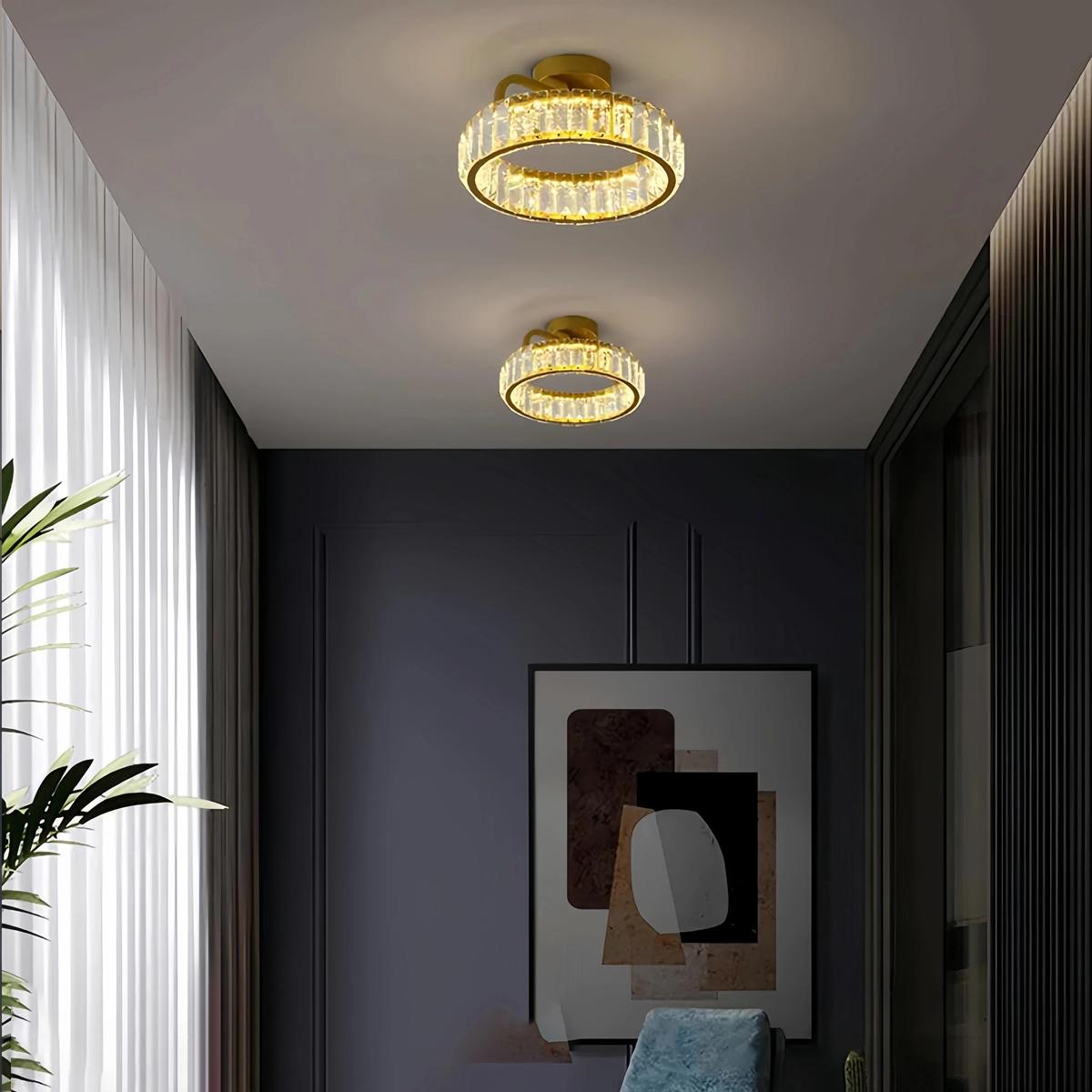 Sparkling Crystal Ceiling Lamp