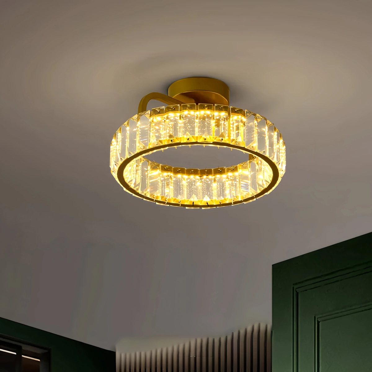 Sparkling Crystal Ceiling Lamp