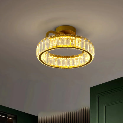 Sparkling Crystal Ceiling Lamp