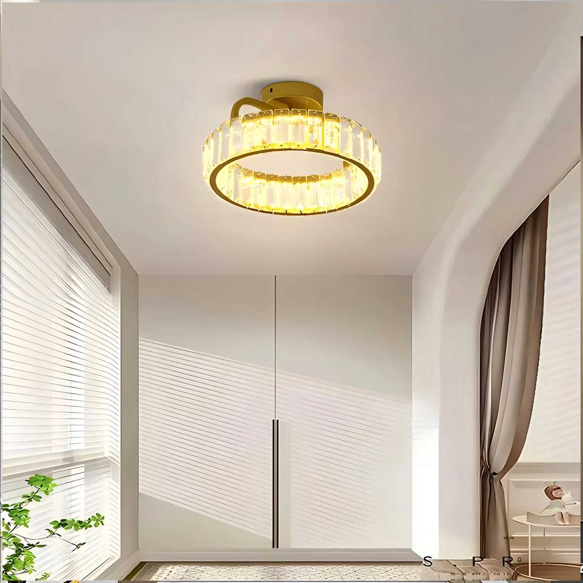 Sparkling Crystal Ceiling Lamp