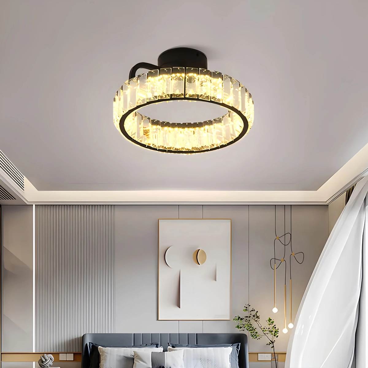 Sparkling Crystal Ceiling Lamp