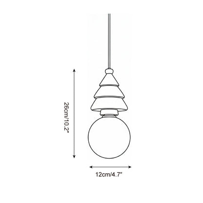 Cute Christmas Tree Pendant Lamp