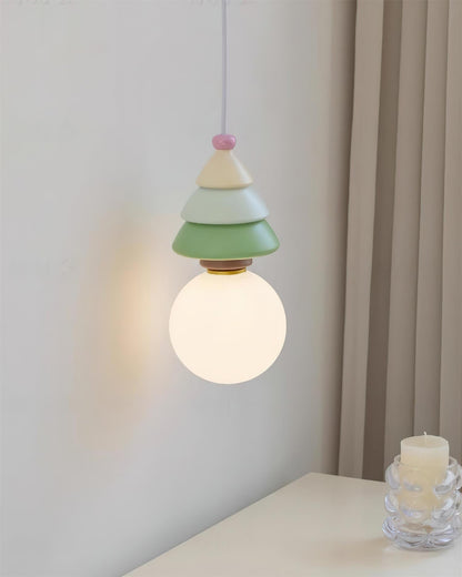 Cute Christmas Tree Pendant Lamp