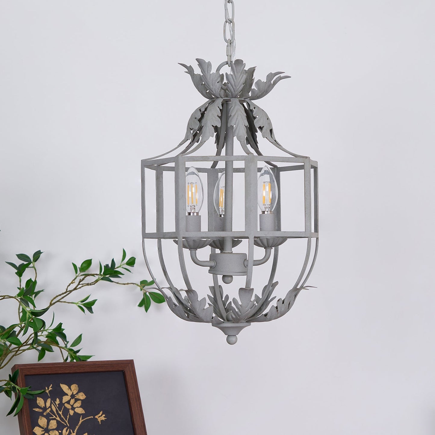French Country Birdcage Chandelier