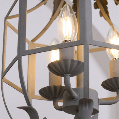 French Country Birdcage Chandelier