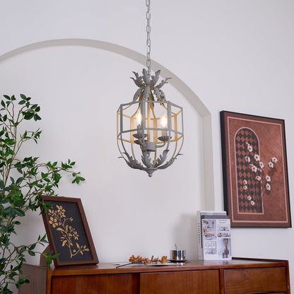 French Country Birdcage Chandelier