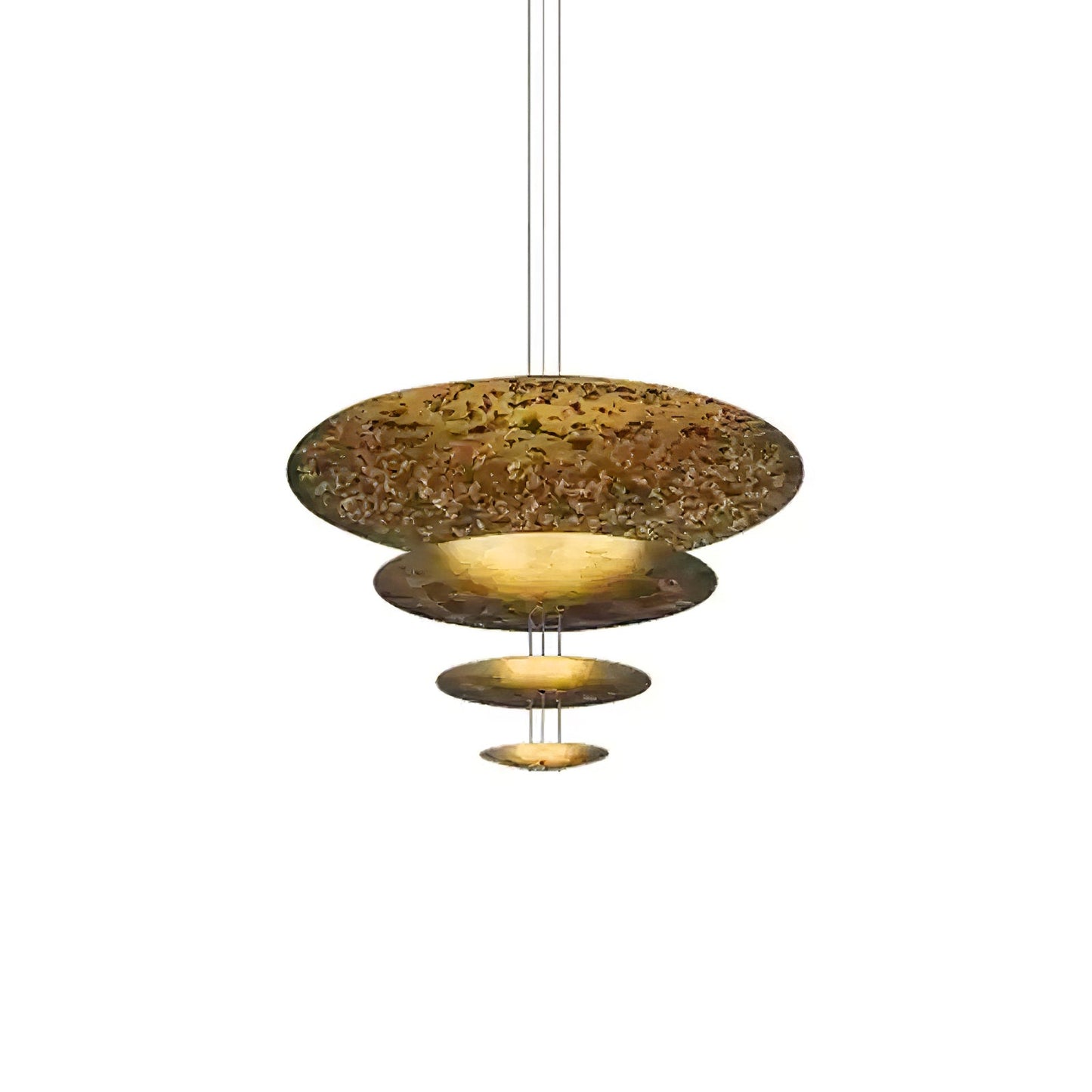 Italian Gold Leaf Chandelier