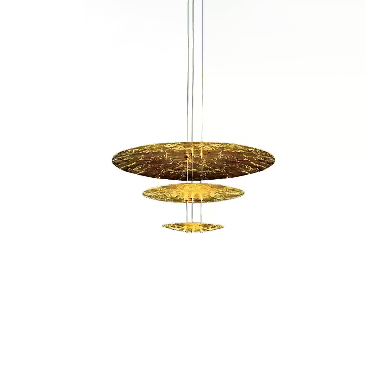 Italian Gold Leaf Chandelier