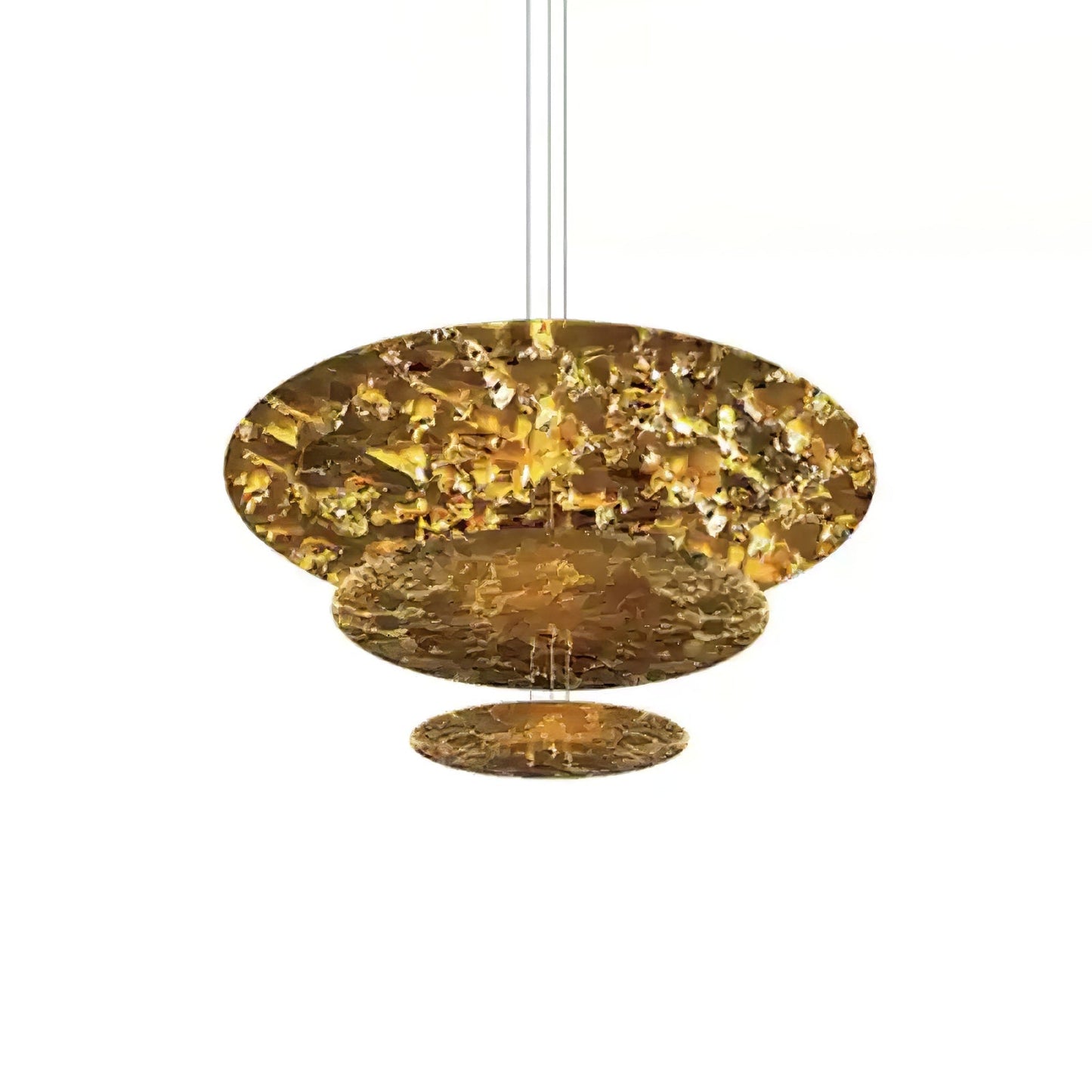 Italian Gold Leaf Chandelier