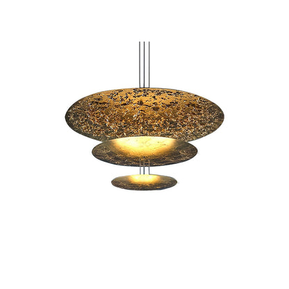Italian Gold Leaf Chandelier