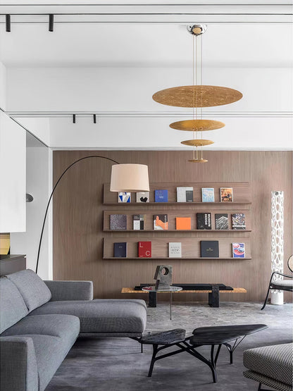 Italian Gold Leaf Chandelier