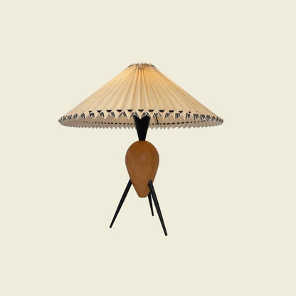 Zen-Inspired Pleated Umbrella Lamp