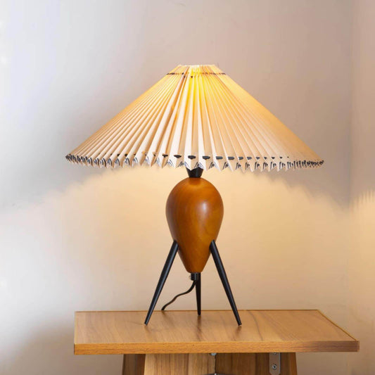 Zen-Inspired Pleated Umbrella Lamp