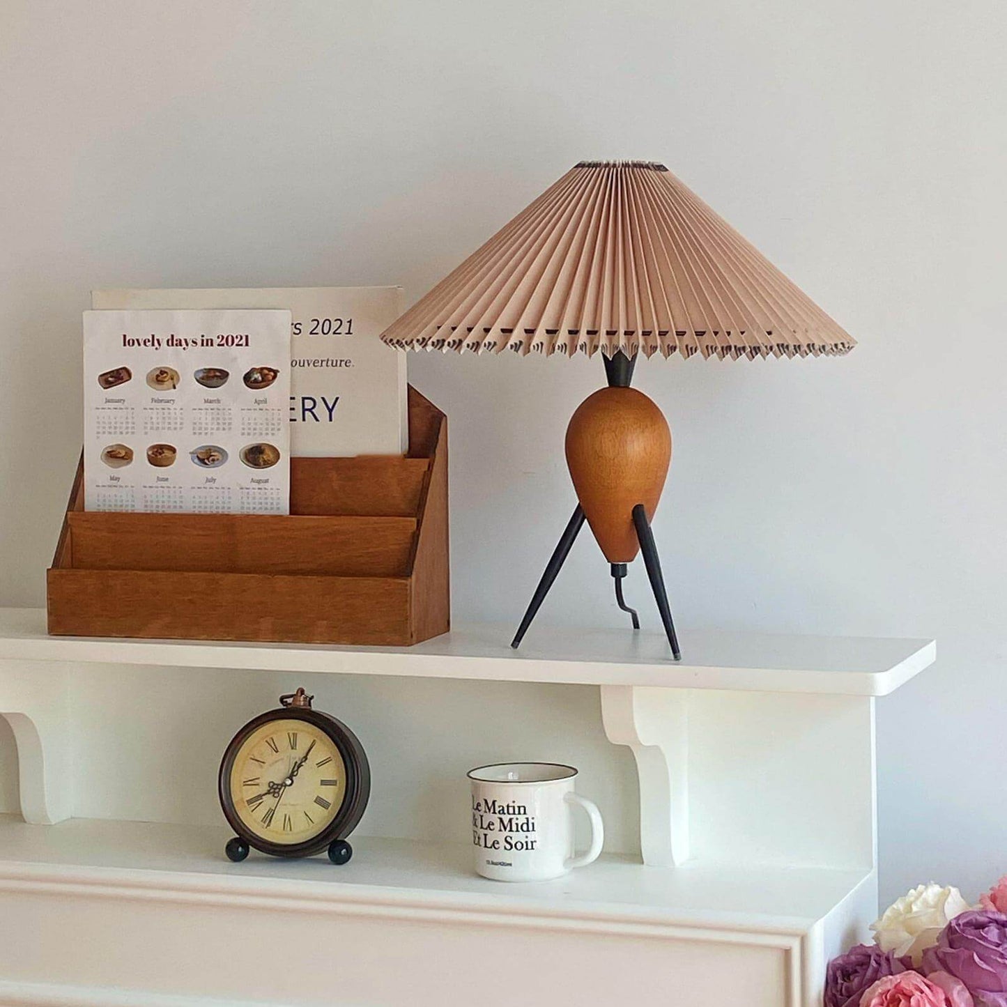 Zen-Inspired Pleated Umbrella Lamp