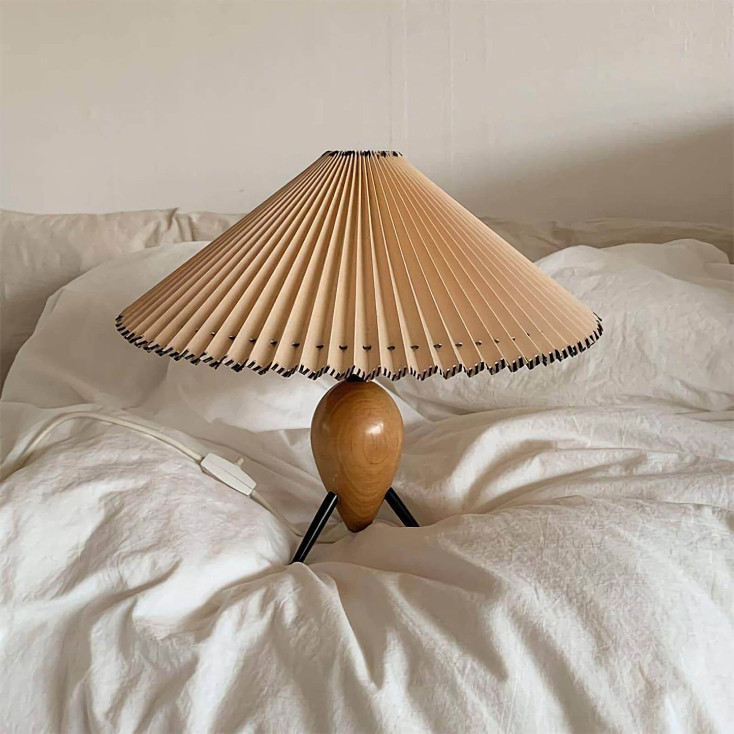 Zen-Inspired Pleated Umbrella Lamp