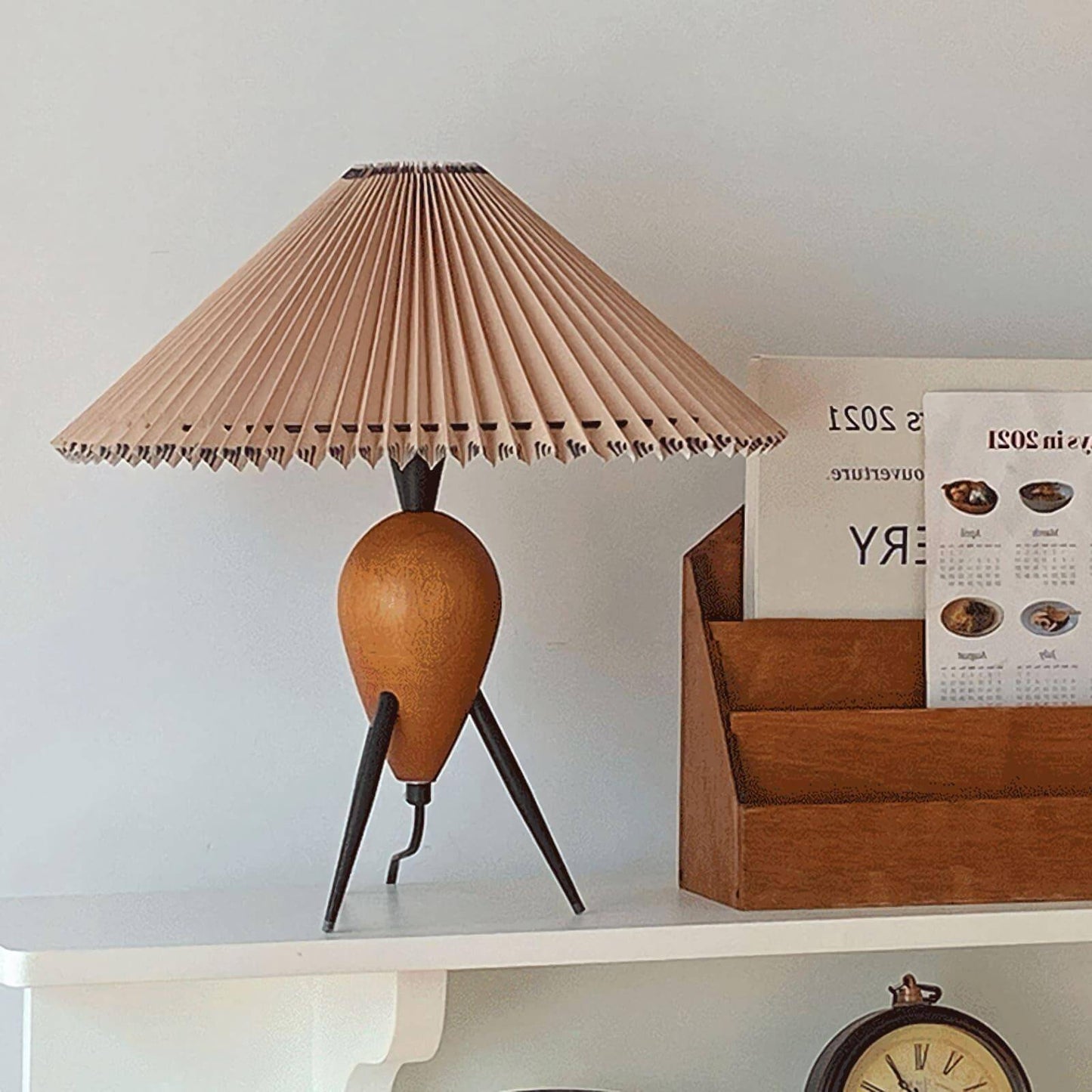 Zen-Inspired Pleated Umbrella Lamp