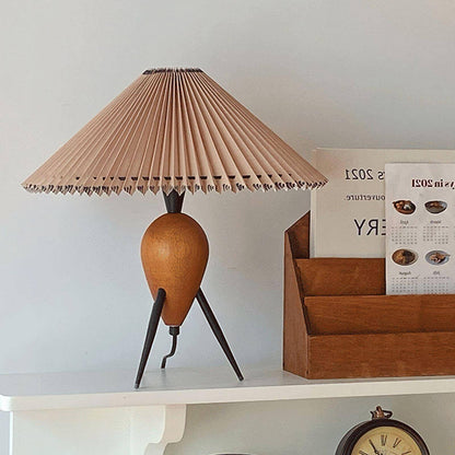Zen-Inspired Pleated Umbrella Lamp