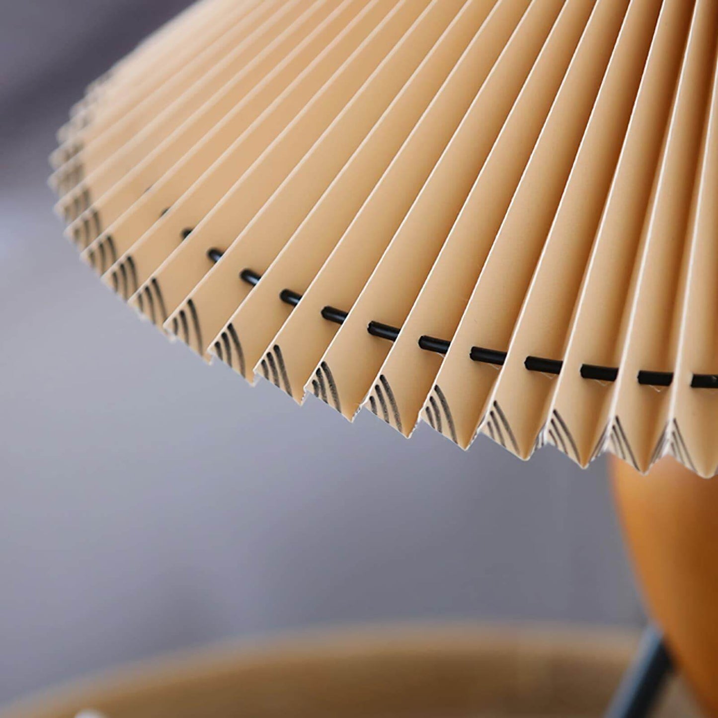 Zen-Inspired Pleated Umbrella Lamp