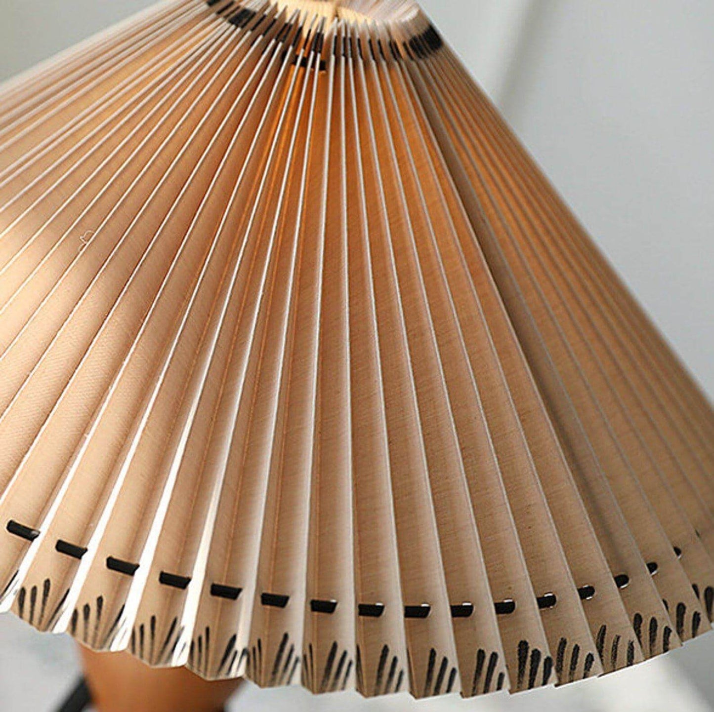 Zen-Inspired Pleated Umbrella Lamp