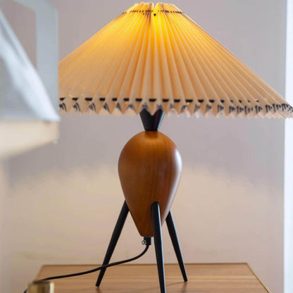 Zen-Inspired Pleated Umbrella Lamp