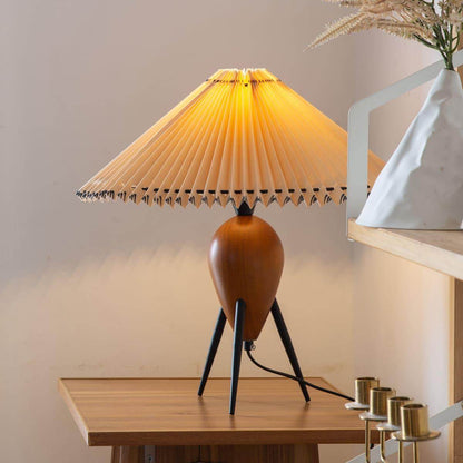 Zen-Inspired Pleated Umbrella Lamp