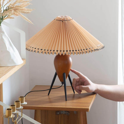 Zen-Inspired Pleated Umbrella Lamp