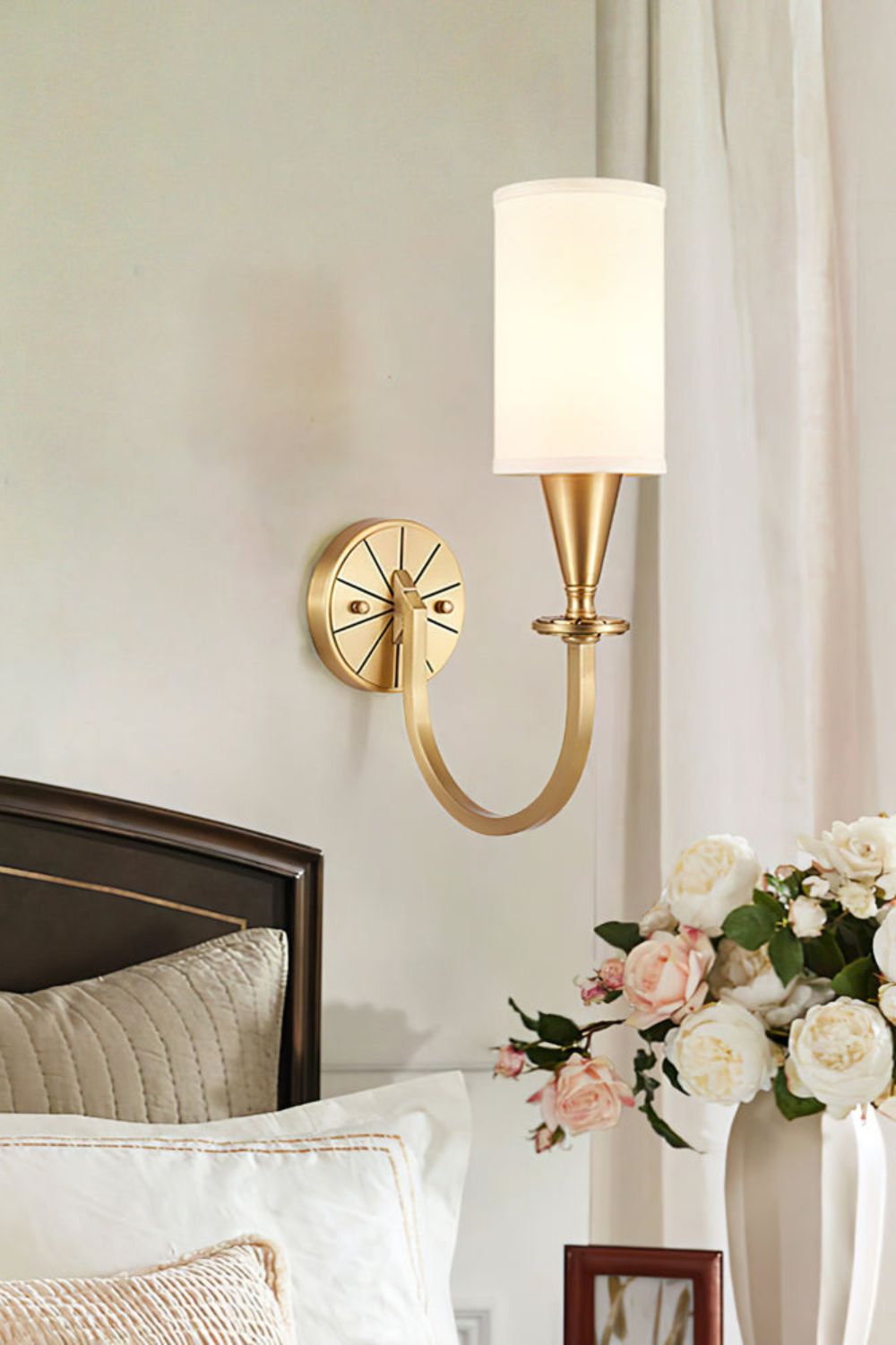 Retro Style Soft Light Bedside Lamp Wall Lamp