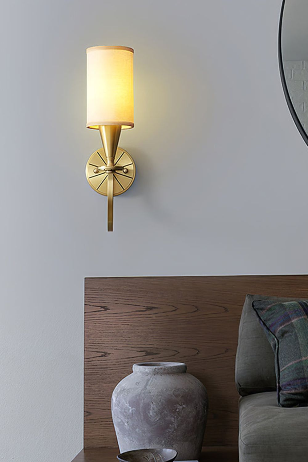 Retro Style Soft Light Bedside Lamp Wall Lamp
