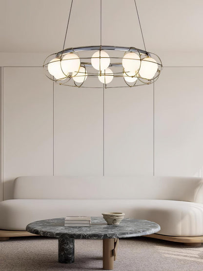 Minimalist Titanium Chandelier