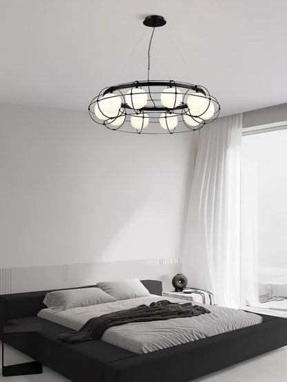 Minimalist Titanium Chandelier