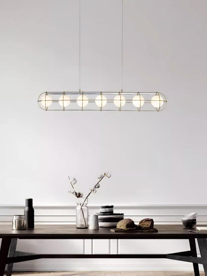 Minimalist Titanium Chandelier