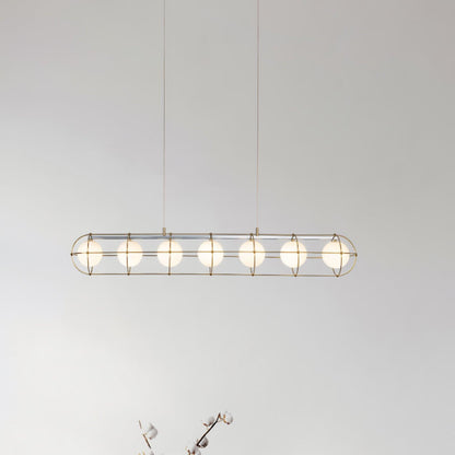 Minimalist Titanium Chandelier