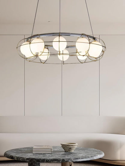 Minimalist Titanium Chandelier