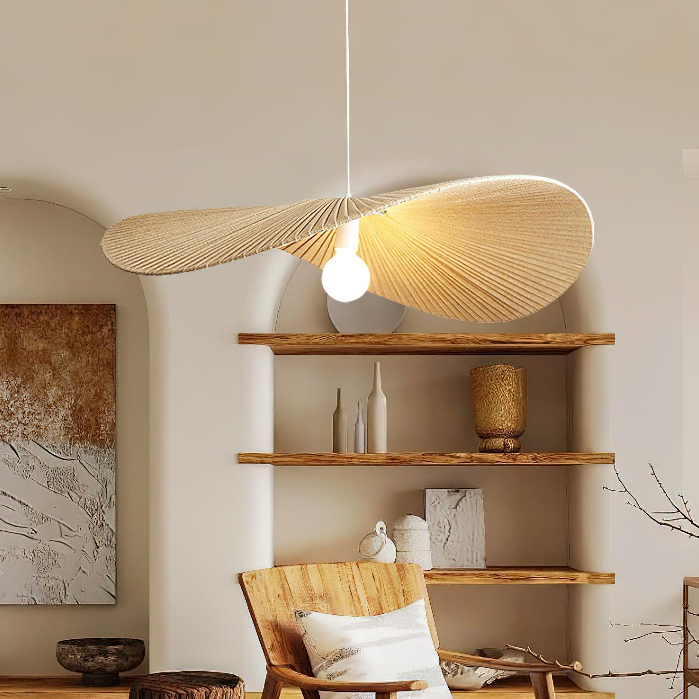 Chinese Bamboo Zen Chandelier