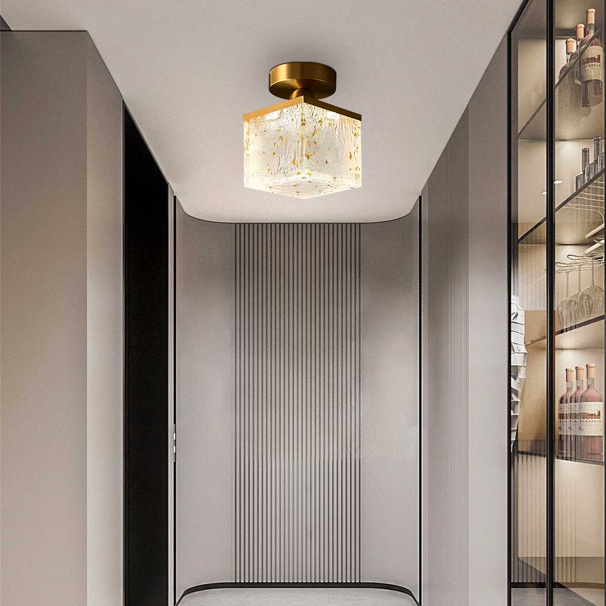 Modern Crystal Cup Ceiling Lamp