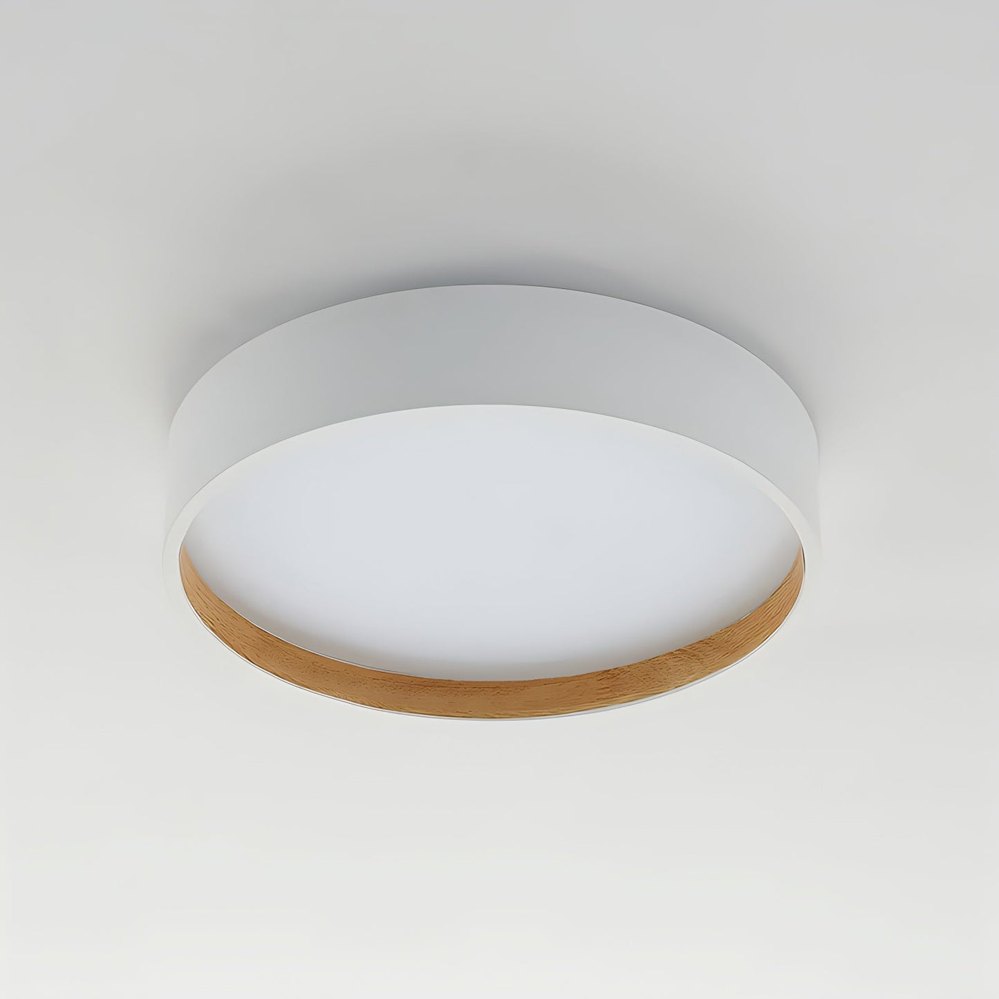 Modern Wood Grain Ceiling Lamp