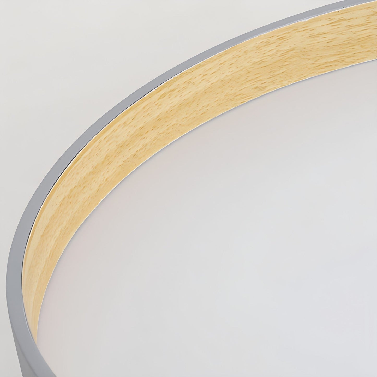 Modern Wood Grain Ceiling Lamp