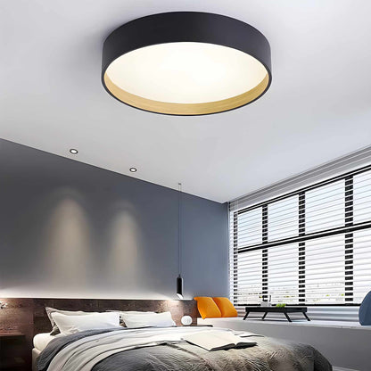 Modern Wood Grain Ceiling Lamp