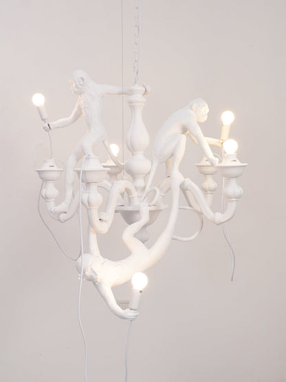 Playful Monkey Chandelier