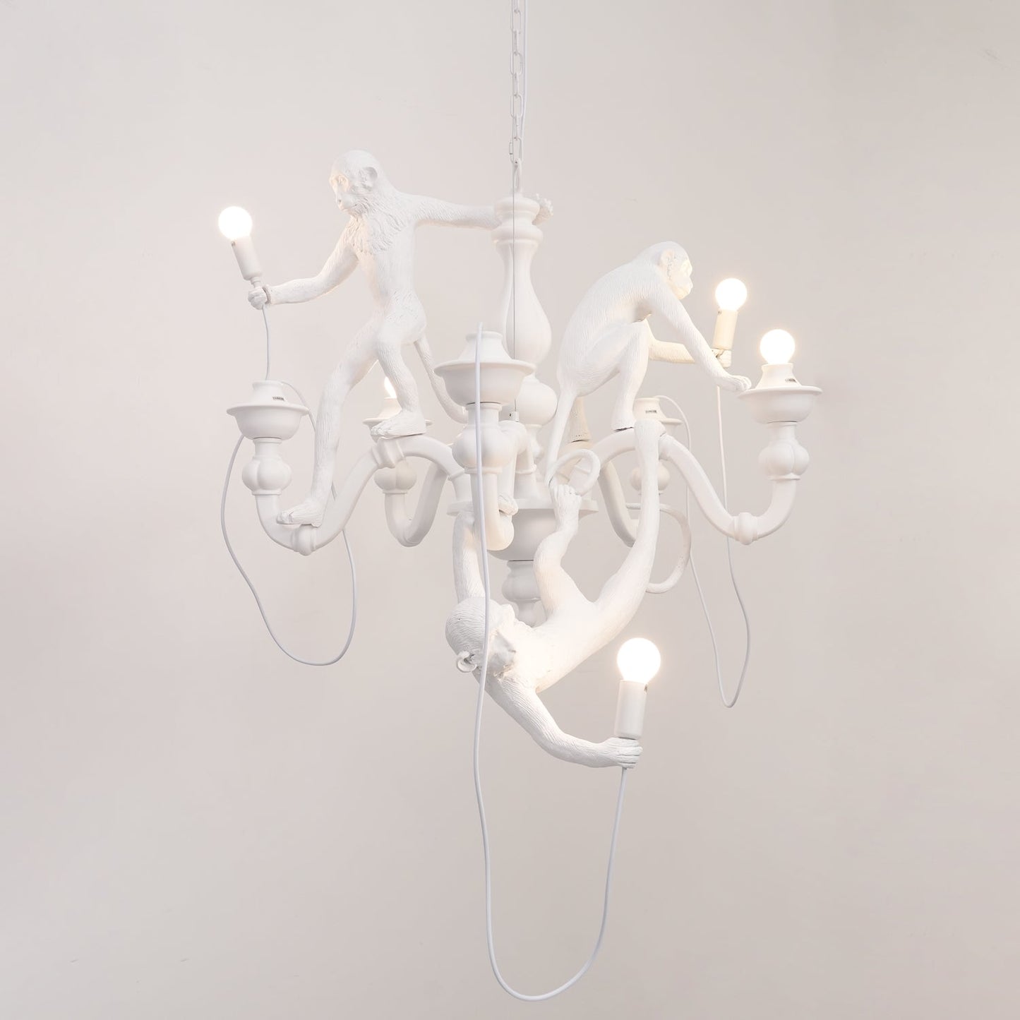Playful Monkey Chandelier